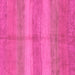 Square Machine Washable Abstract Pink Modern Rug, wshabs179pnk