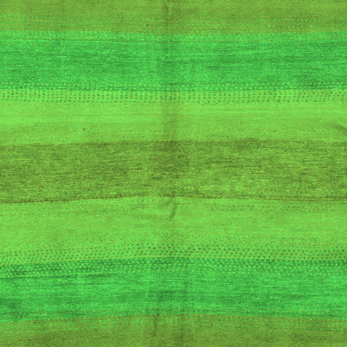 Abstract Green Modern Rug, abs179grn