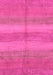 Machine Washable Abstract Pink Modern Rug, wshabs179pnk