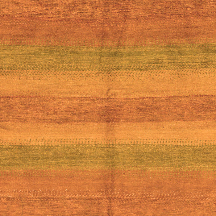 Square Machine Washable Abstract Orange Modern Area Rugs, wshabs179org