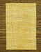 Machine Washable Abstract Yellow Rug, wshabs17