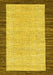 Machine Washable Oriental Yellow Modern Rug, wshabs17yw