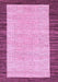 Machine Washable Oriental Purple Modern Area Rugs, wshabs17pur