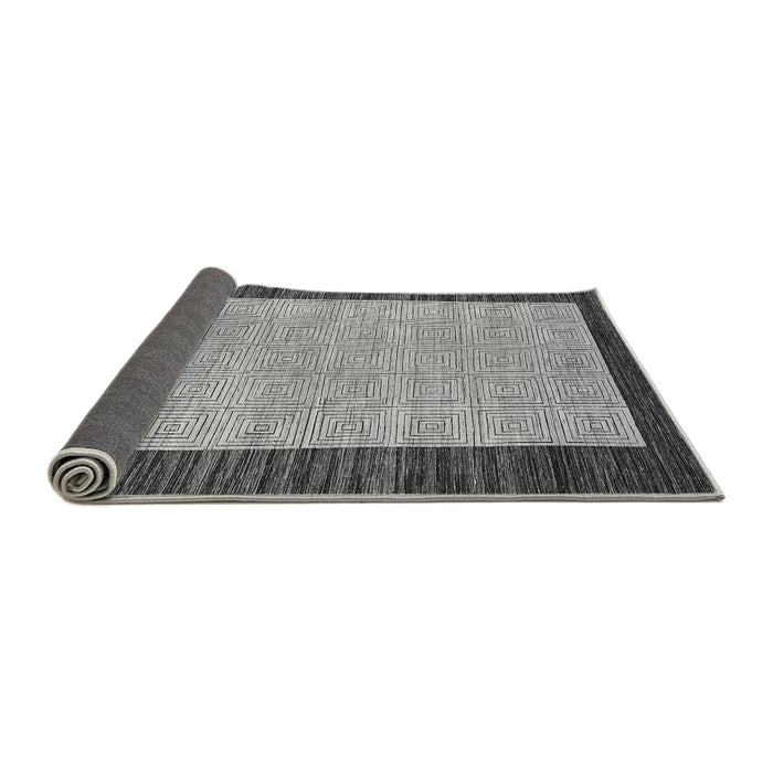 Sideview of Oriental Gray Modern Rug, abs17gry