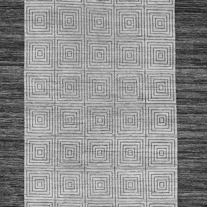 Machine Washable Oriental Gray Modern Rug, wshabs17gry