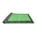 Sideview of Oriental Emerald Green Modern Rug, abs17emgrn