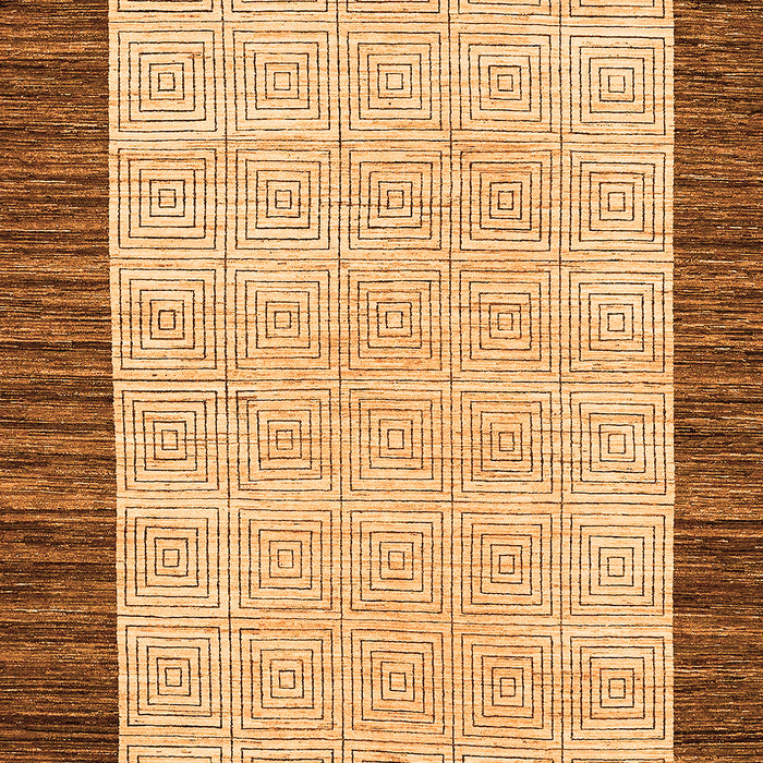 Oriental Orange Modern Rug, abs17org