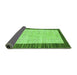 Sideview of Oriental Green Modern Rug, abs17grn