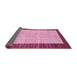 Sideview of Oriental Pink Modern Rug, abs17pnk