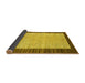 Sideview of Oriental Yellow Modern Rug, abs17yw