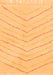 Machine Washable Solid Orange Modern Area Rugs, wshabs1800org