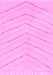 Machine Washable Solid Pink Modern Rug, wshabs1800pnk