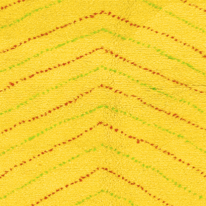 Machine Washable Solid Yellow Modern Rug, wshabs1800yw