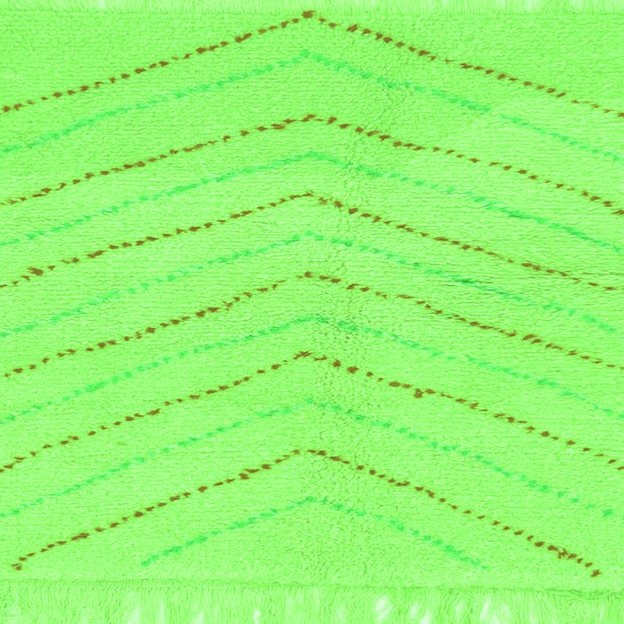 Square Solid Green Modern Rug, abs1800grn