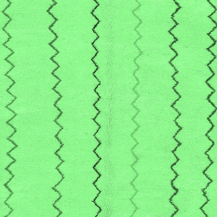 Machine Washable Solid Emerald Green Modern Area Rugs, wshabs1801emgrn