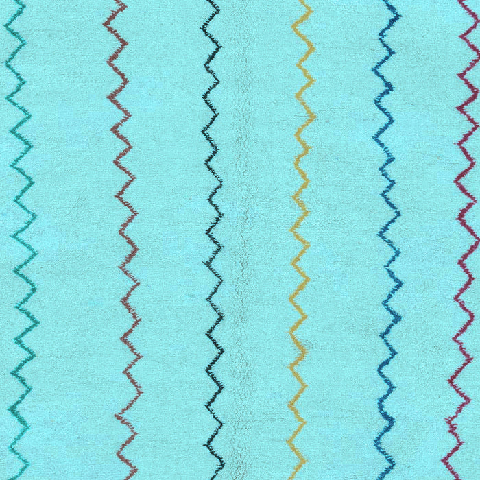 Solid Light Blue Modern Rug, abs1801lblu