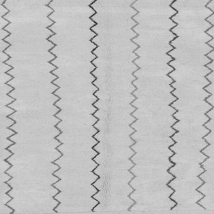 Square Solid Gray Modern Rug, abs1801gry