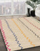 Machine Washable Abstract Brown Sugar Brown Rug in a Family Room, wshabs1801