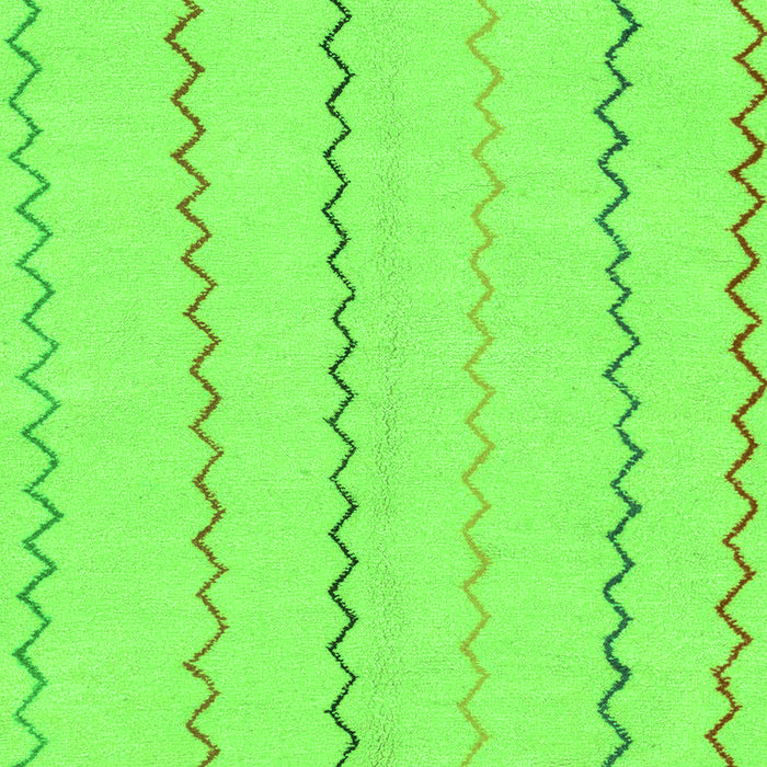 Machine Washable Solid Green Modern Area Rugs, wshabs1801grn