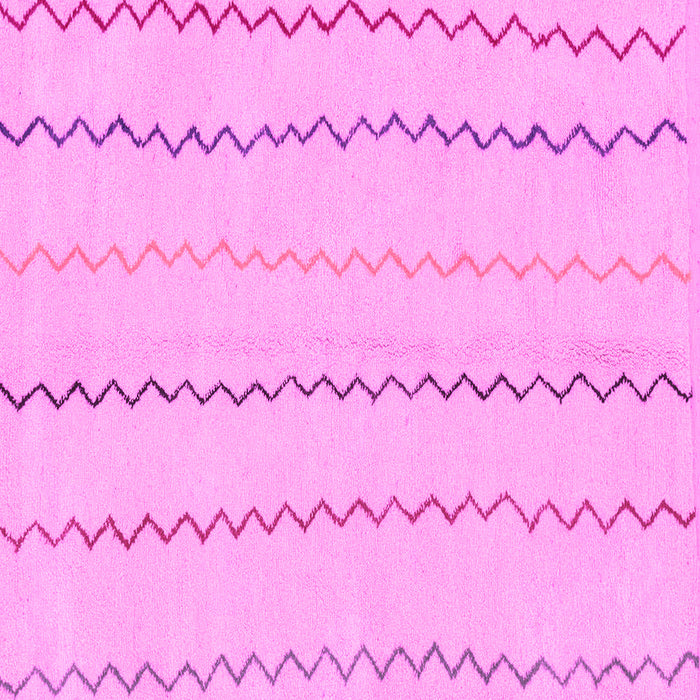 Square Solid Pink Modern Rug, abs1801pnk