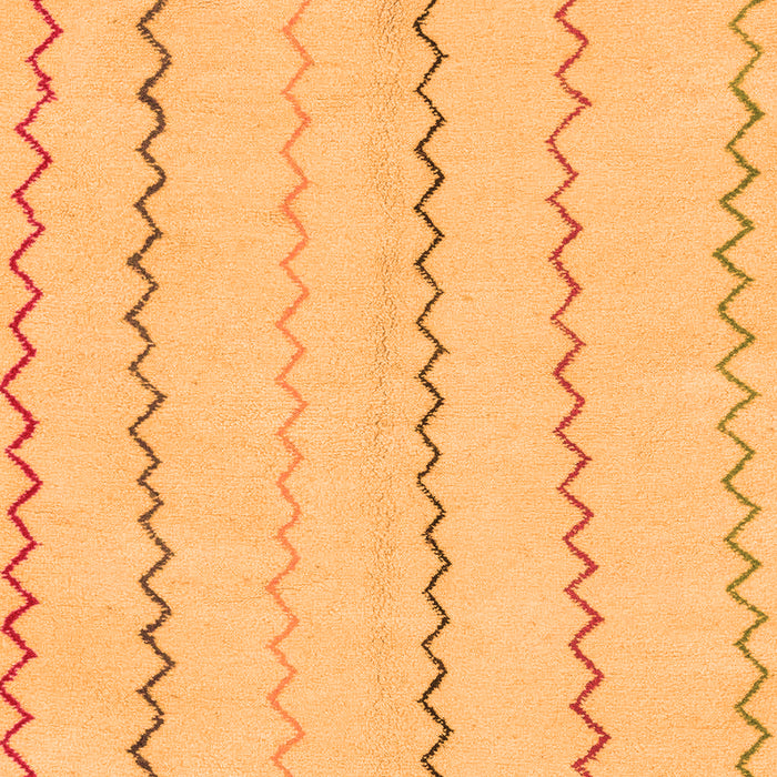 Machine Washable Solid Orange Modern Area Rugs, wshabs1801org