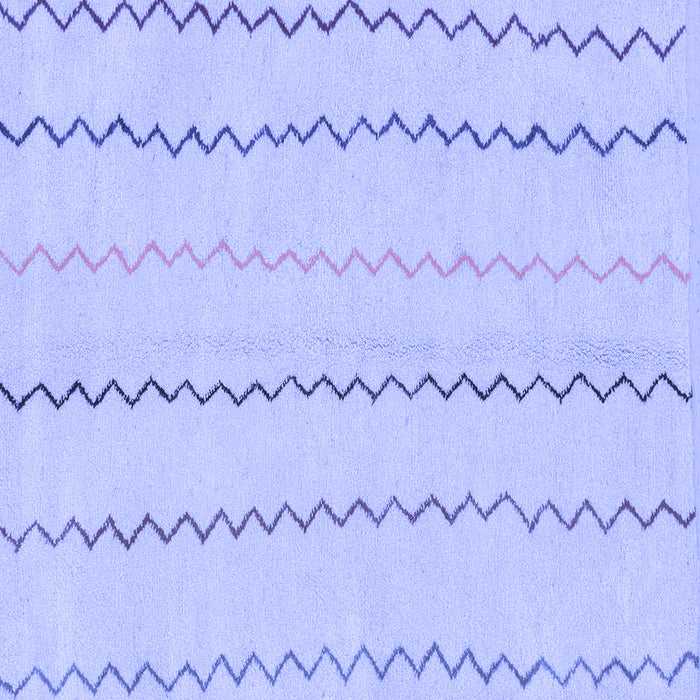 Square Machine Washable Solid Blue Modern Rug, wshabs1801blu