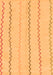 Solid Orange Modern Rug, abs1801org