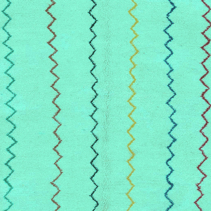 Solid Turquoise Modern Rug, abs1801turq