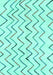 Machine Washable Solid Turquoise Modern Area Rugs, wshabs1802turq