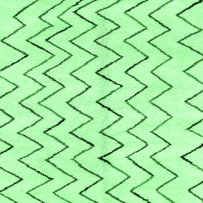 Square Solid Emerald Green Modern Rug, abs1802emgrn