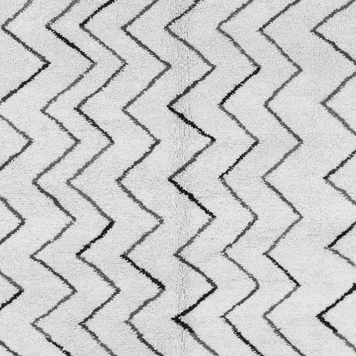 Machine Washable Solid Gray Modern Rug, wshabs1802gry