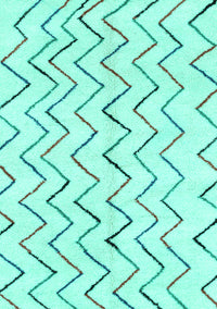 Solid Turquoise Modern Rug, abs1802turq