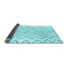 Sideview of Solid Light Blue Modern Rug, abs1802lblu