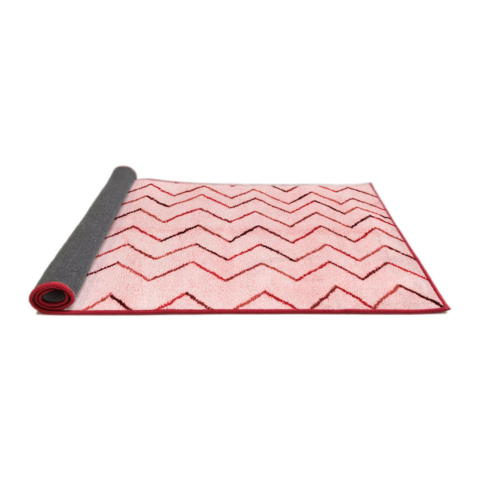 Solid Red Modern Area Rugs