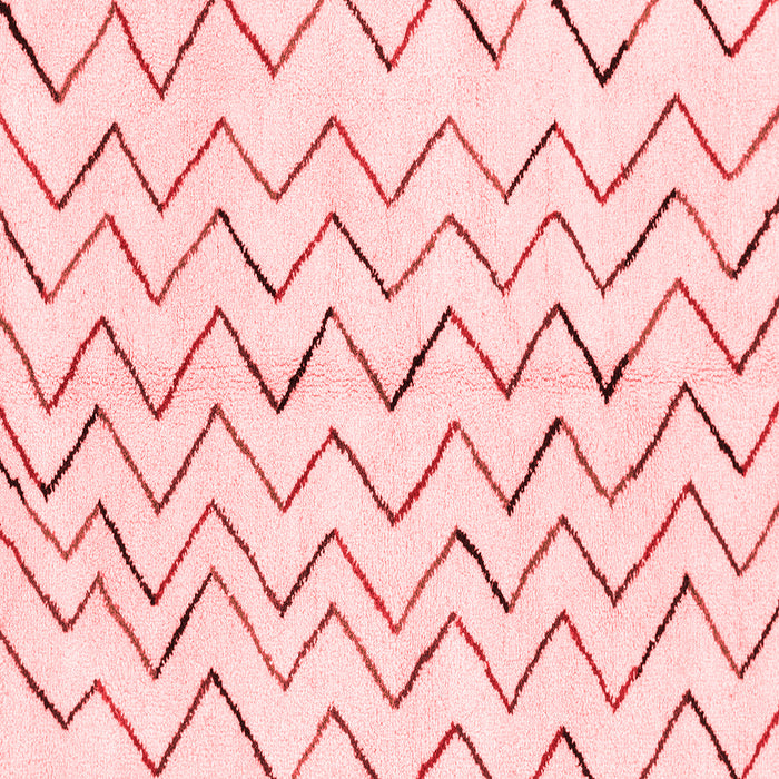 Machine Washable Solid Red Modern Rug, wshabs1802red