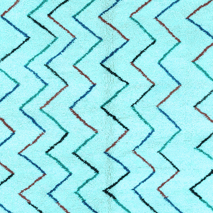 Solid Light Blue Modern Rug, abs1802lblu