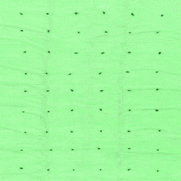 Square Machine Washable Solid Emerald Green Modern Area Rugs, wshabs1803emgrn