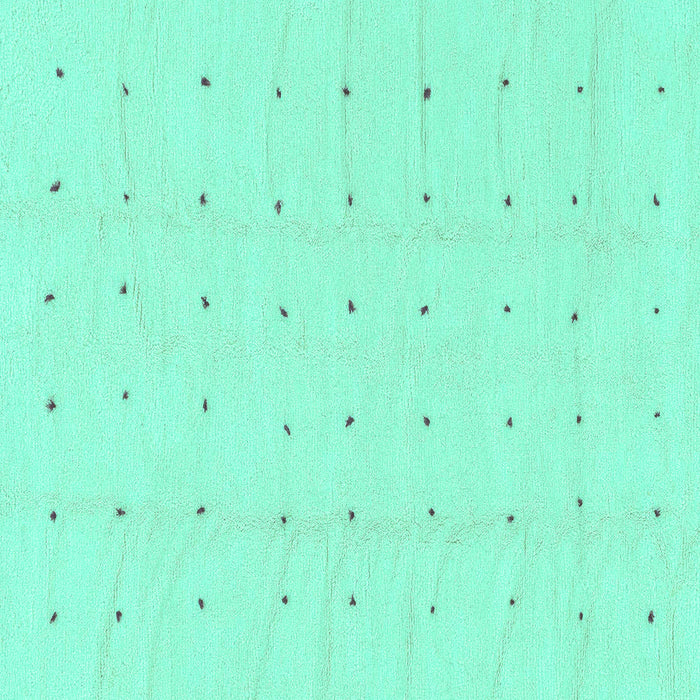 Square Solid Turquoise Modern Rug, abs1803turq