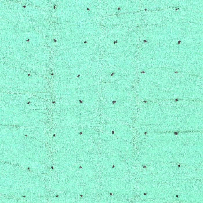 Machine Washable Solid Turquoise Modern Area Rugs, wshabs1803turq