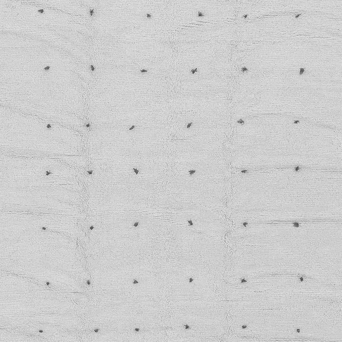 Machine Washable Solid Gray Modern Rug, wshabs1803gry