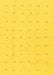 Machine Washable Solid Yellow Modern Rug, wshabs1803yw