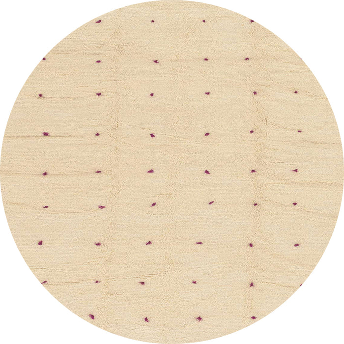 Round Machine Washable Abstract Khaki Gold Rug, wshabs1803