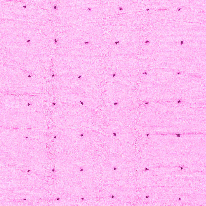 Machine Washable Solid Pink Modern Rug, wshabs1803pnk