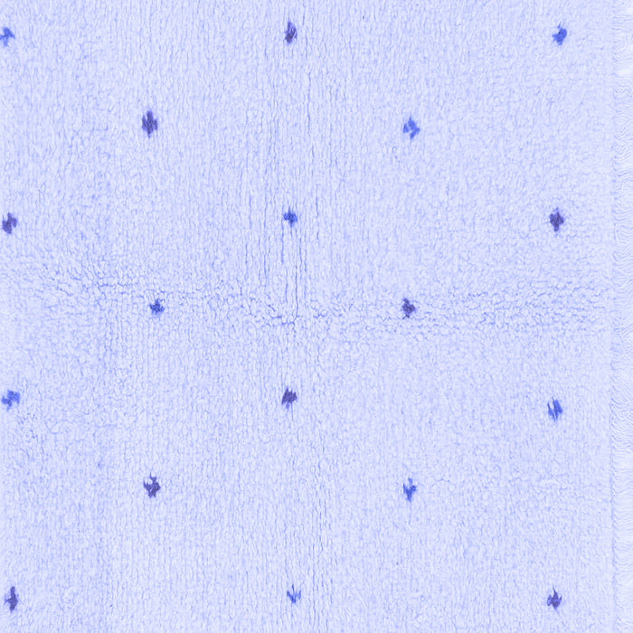 Square Solid Blue Modern Rug, abs1804blu