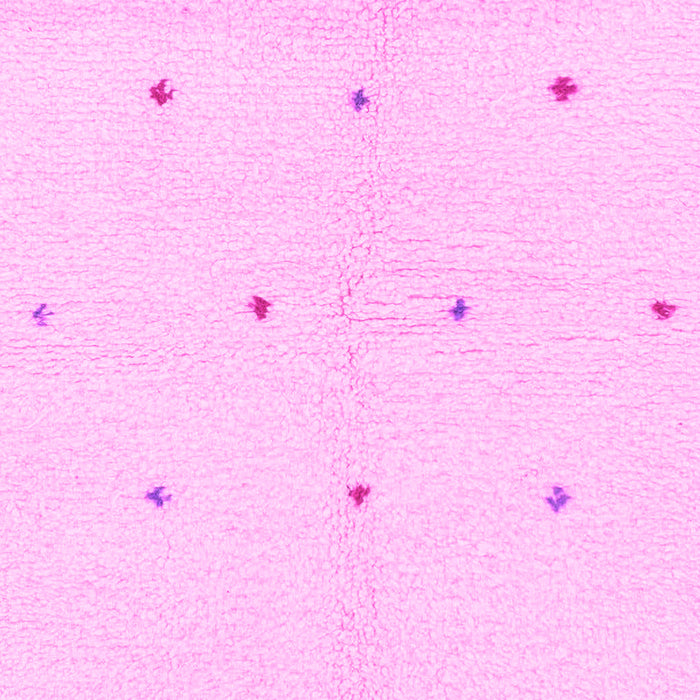 Machine Washable Solid Pink Modern Rug, wshabs1804pnk