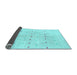 Sideview of Solid Light Blue Modern Rug, abs1805lblu