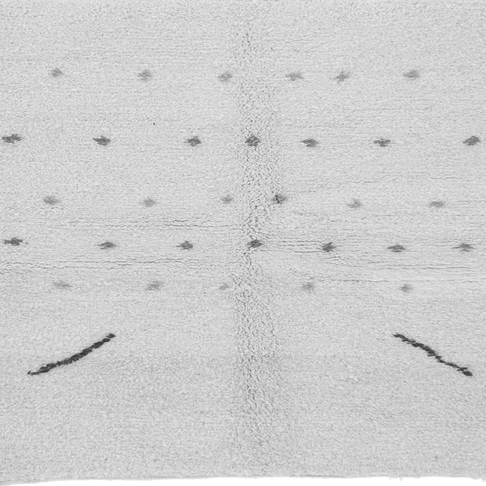 Square Solid Gray Modern Rug, abs1805gry