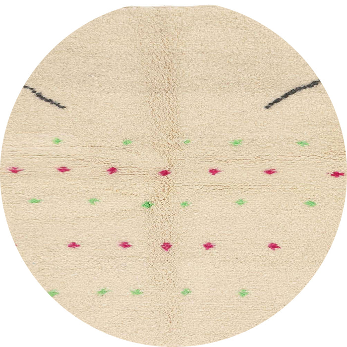 Round Machine Washable Abstract Gold Rug, wshabs1805