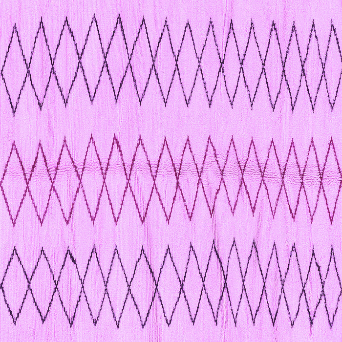 Square Solid Purple Modern Rug, abs1806pur