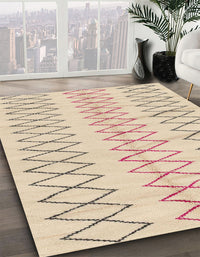 Abstract Brown Solid Rug, abs1806